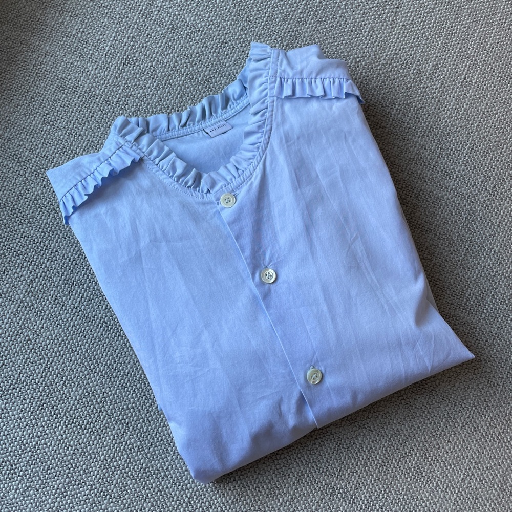 Marie Marot Blue Diana Shirt XS